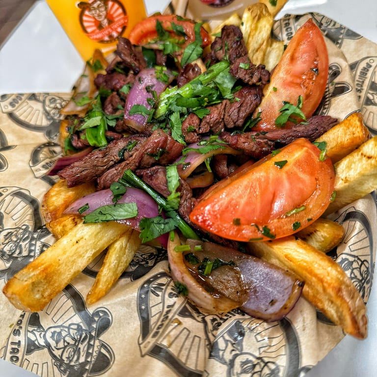 Delicious Lomo Saltado Awaits