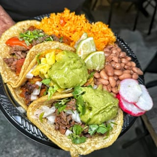 (3) Tacos Platter