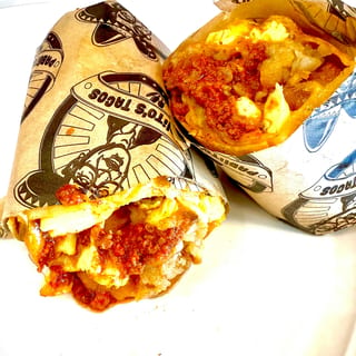 Chorizo Breakfast Burrito 🌯