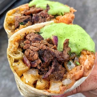 Lomo Saltado Burrito