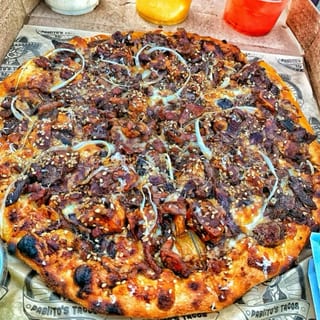 Chicken Mole Pizza