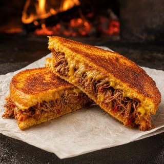 Grilled Cheese Birria Sandwich