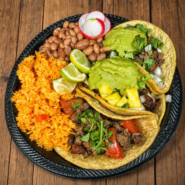 Any 3 Tacos Plate.