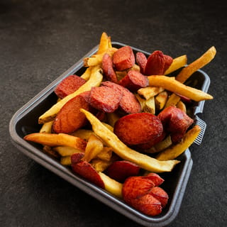 Traditional Salchipapas